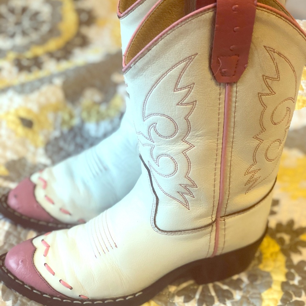 Girls Old West cowgirl boots